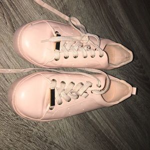 pastel pink shoes
